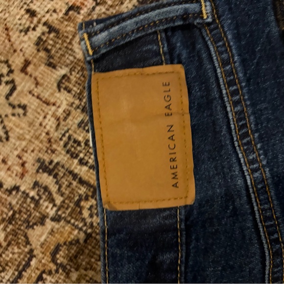 American Eagle Outfitters Dark Blue Straight Jeans - Picture 3 of 5